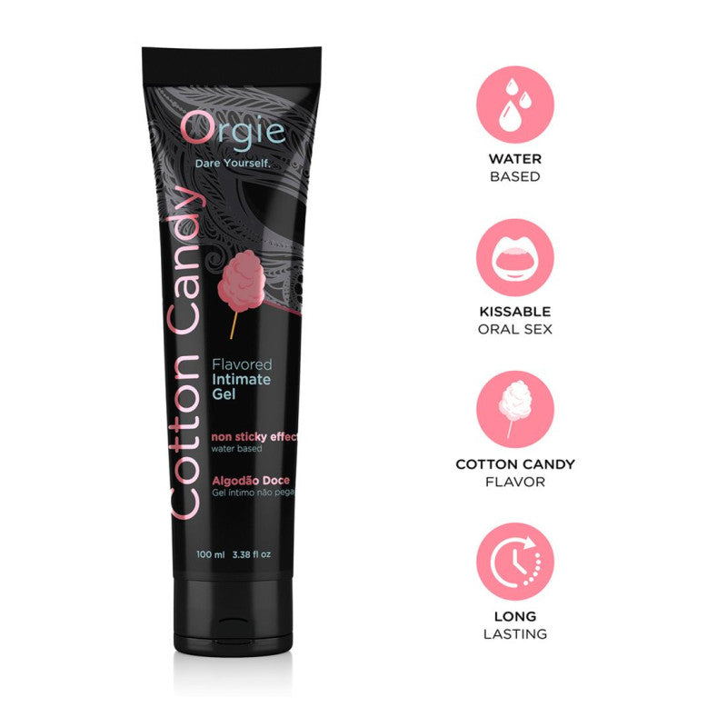Lubrificante commestibile cotton candy orgie 100 ml