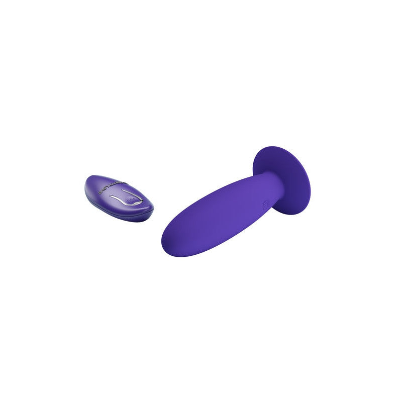 Vibratore anale in silicone con telecomando pretty love